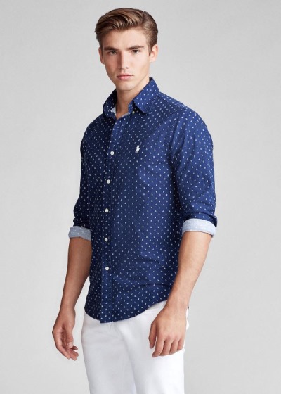 Camisa Polo Ralph Lauren Classic Fit Anchor-Print Homem 42891-WYAJ